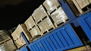 4月8日诸暨至宁波北仑天翔货柜进仓